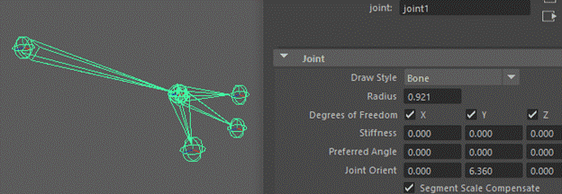 Maya 2023.2 Update New Joint Draw Style