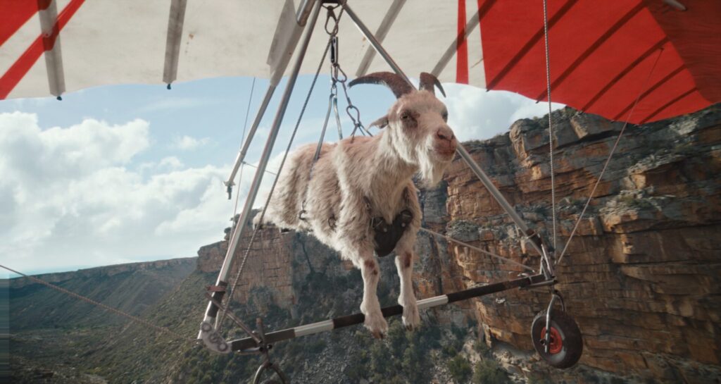 Photoreal goat in Frito Lay’s “Push It” spot