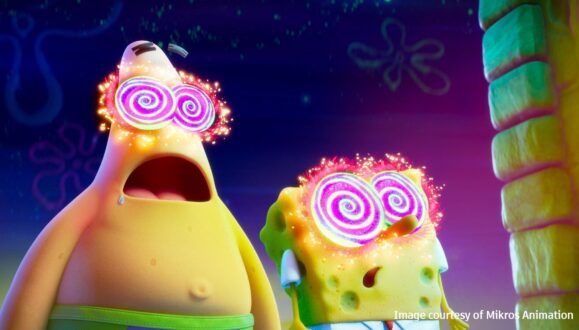 SpongeBob and Patrick hypnotized