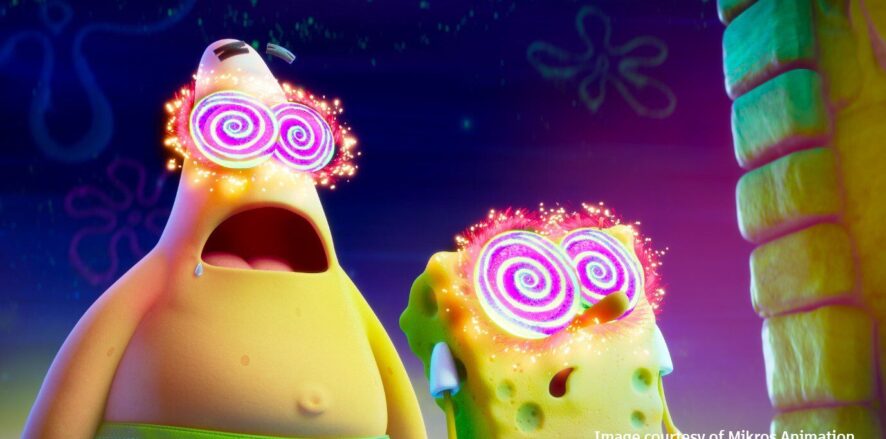 SpongeBob and Patrick hypnotized