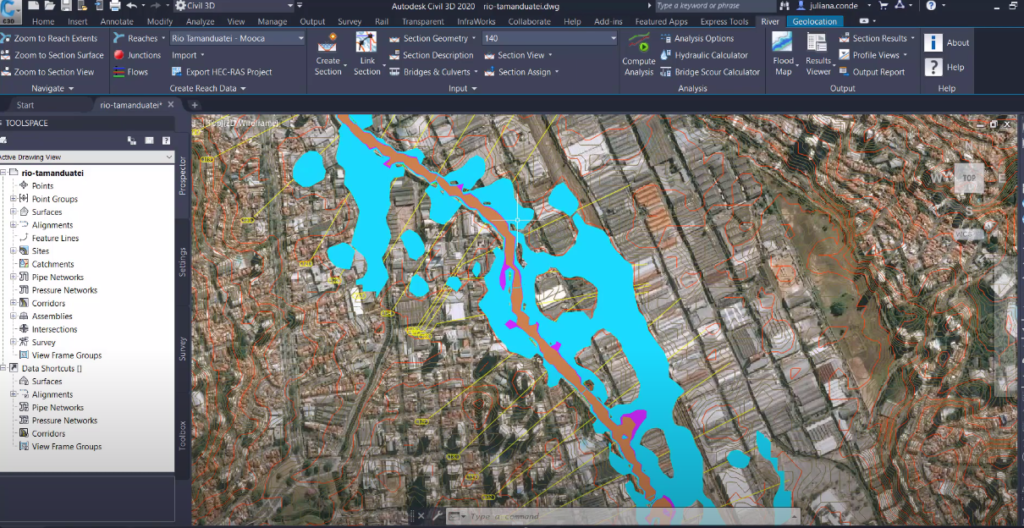 Autodesk river and flood analysis module что это