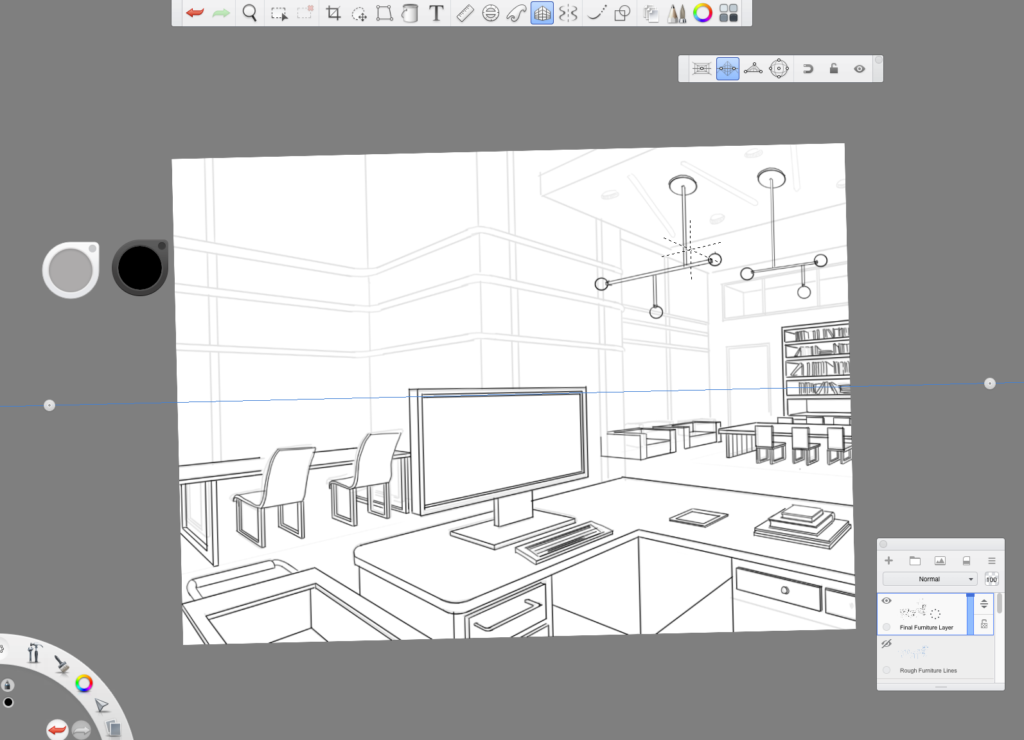 Perspective Guides Using Two Point Perspective For Drawing