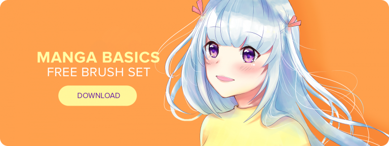 Manga Basics Free Brush Set Drawing Tutorial Sketchbook Blog