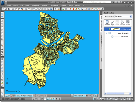 Map avec un calque WMS
