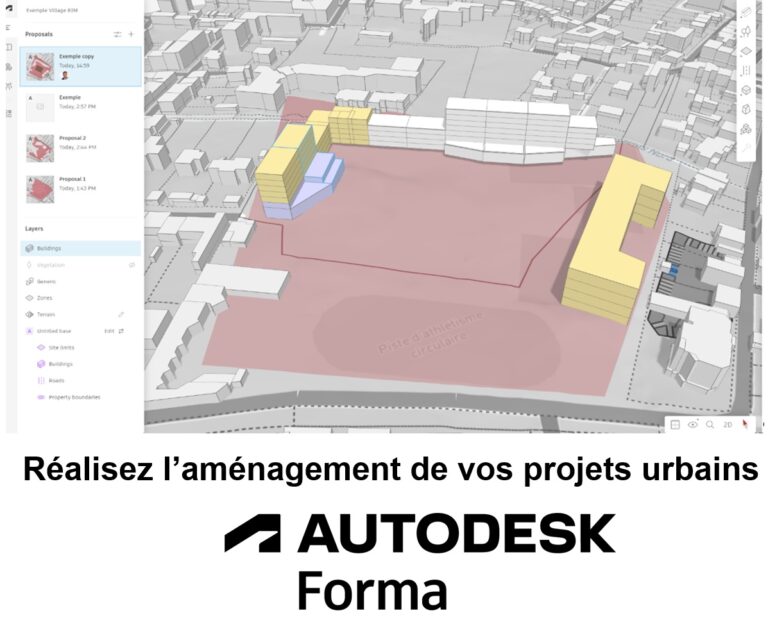 [Nouveauté] Autodesk Forma – Capturez vos conceptions – Village BIM