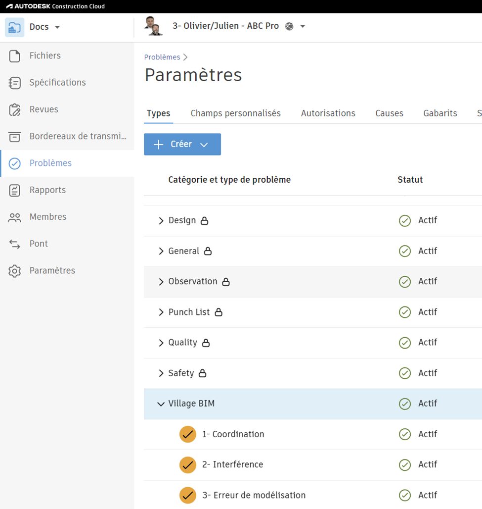 [Workflow] Gestion des problèmes / observations entre Autodesk Docs et ...