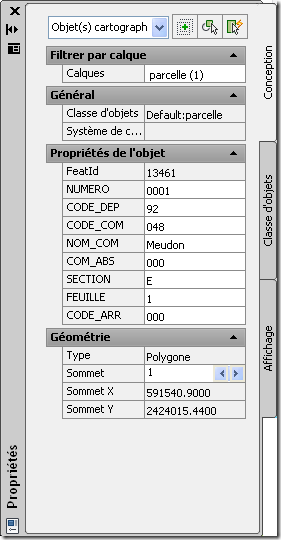 Propriétés Propriétés